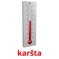 karšta Tarjetas didacticas