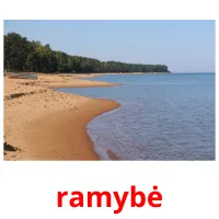 ramybė Bildkarteikarten