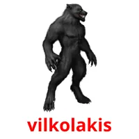 vilkolakis cartões com imagens