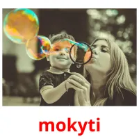 mokyti cartões com imagens