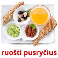 ruošti pusryčius cartões com imagens