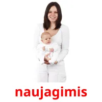 naujagimis cartões com imagens