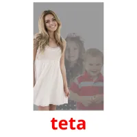 teta cartões com imagens