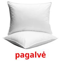 pagalvė picture flashcards