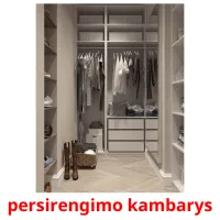 persirengimo kambarys cartões com imagens