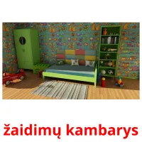 žaidimų kambarys cartões com imagens