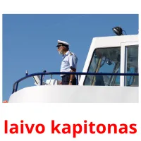 laivo kapitonas ansichtkaarten