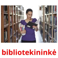 bibliotekininkė cartões com imagens