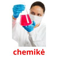 chemikė flashcards illustrate