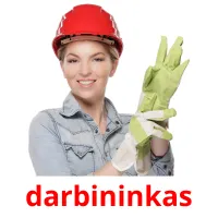 darbininkas cartões com imagens