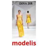 modelis picture flashcards