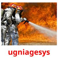 ugniagesys flashcards illustrate