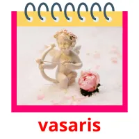 vasaris cartões com imagens