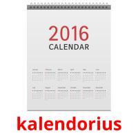 kalendorius card for translate