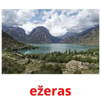 ežeras Bildkarteikarten