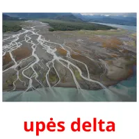 upės delta Bildkarteikarten