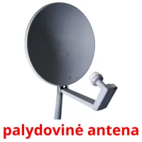 palydovinė antena cartões com imagens