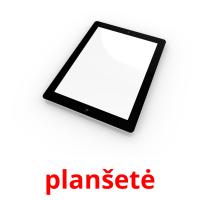 planšetė flashcards illustrate