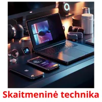 Skaitmeninė technika cartões com imagens