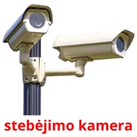 stebėjimo kamera cartões com imagens