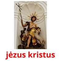 jėzus kristus flashcards illustrate