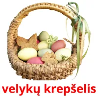 velykų krepšelis ansichtkaarten