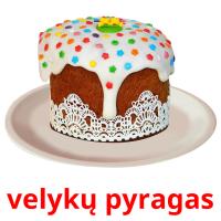 velykų pyragas picture flashcards