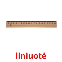liniuotė cartes de vocabulaire