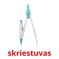 skriestuvas cartes de vocabulaire