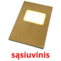 sąsiuvinis cartes de vocabulaire