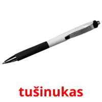 tušinukas cartes de vocabulaire