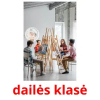 dailės klasė cartões com imagens