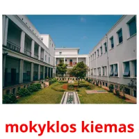 mokyklos kiemas cartões com imagens