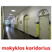 mokyklos koridorius cartões com imagens