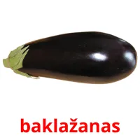 baklažanas Bildkarteikarten