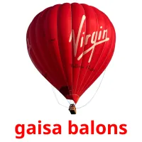 gaisa balons ansichtkaarten