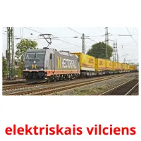 elektriskais vilciens ansichtkaarten