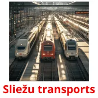 Sliežu transports ansichtkaarten