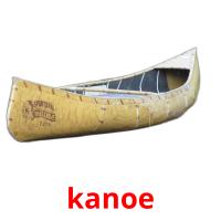 kanoe picture flashcards