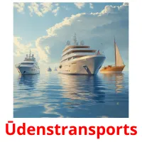 Ūdenstransports picture flashcards