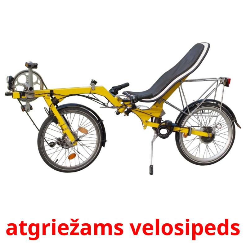atgriežams velosipeds picture flashcards