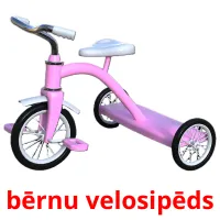 bērnu velosipēds ansichtkaarten