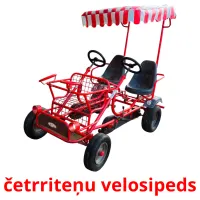 četrriteņu velosipeds ansichtkaarten