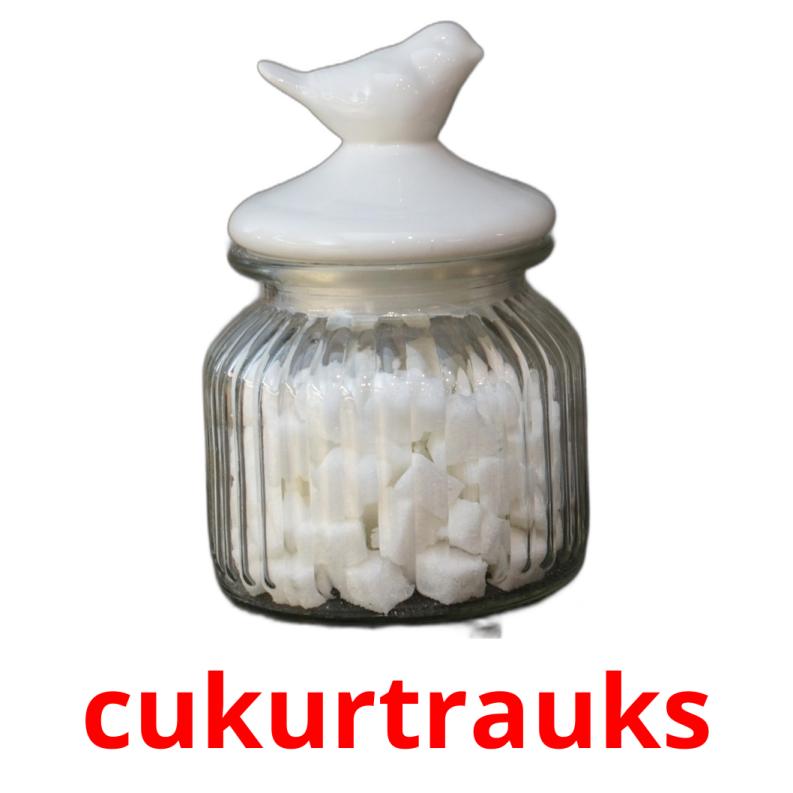 cukurtrauks picture flashcards