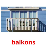 balkons ansichtkaarten