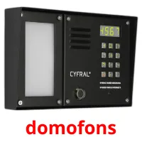 domofons ansichtkaarten