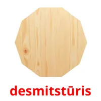 desmitstūris ansichtkaarten