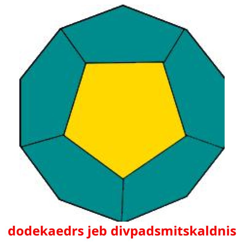 dodekaedrs jeb divpadsmitskaldnis Bildkarteikarten