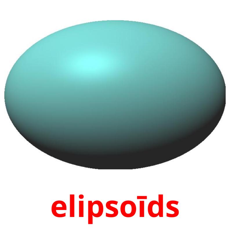 elipsoīds picture flashcards