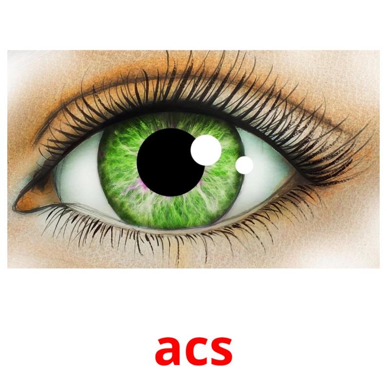 acs picture flashcards